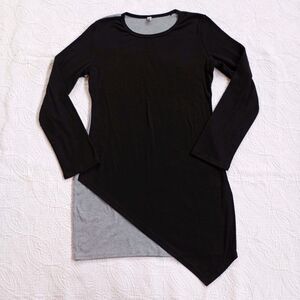 Favolook Women's Black and Grey Mini Dress, Size XL